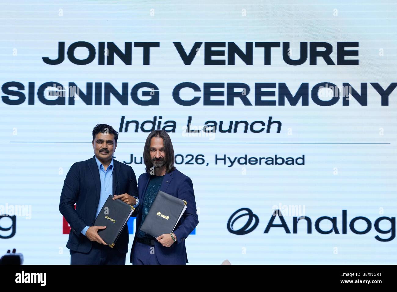 Alex Reddy Analog founder and CEO Alex Lipman, right and MEIL Group Managing ...