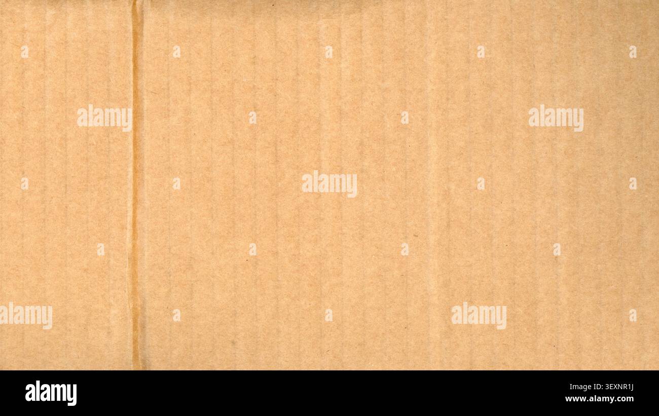 brown corrugated cardboard texture useful as a background Stock Photo
