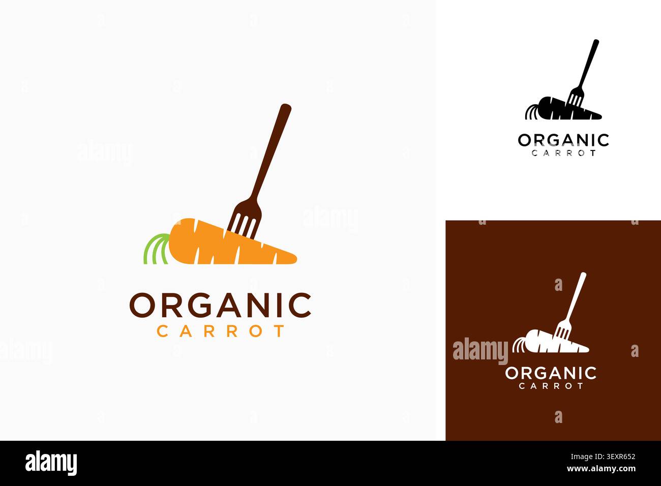 Vegetable carrot logo symbol icon design Stock Vector