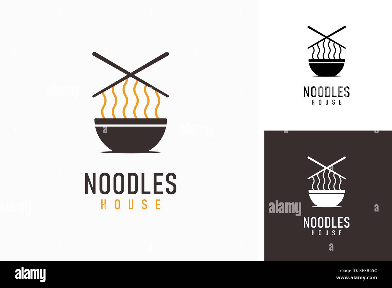 Noodles logo symbol icon design Stock Vector