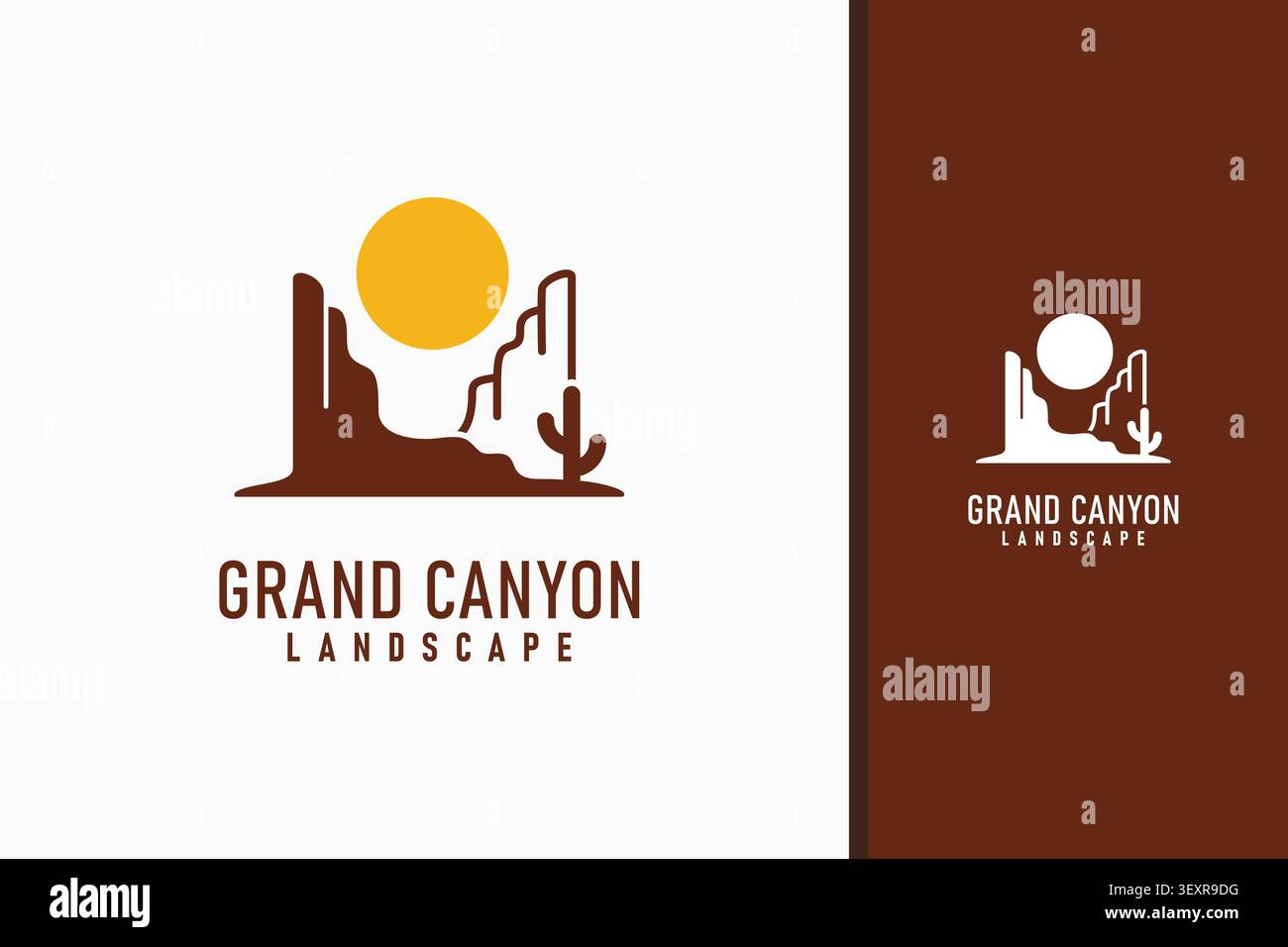 Canyon logo symbol icon design Stock Vector