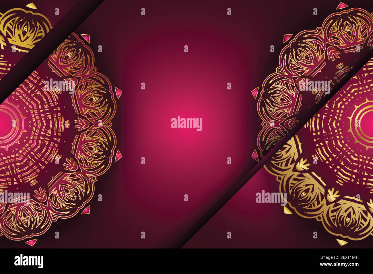 abstract geometric mandala color background Stock Vector