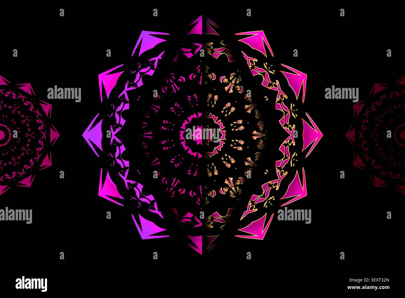premium floral geometric mandala pattern Stock Vector