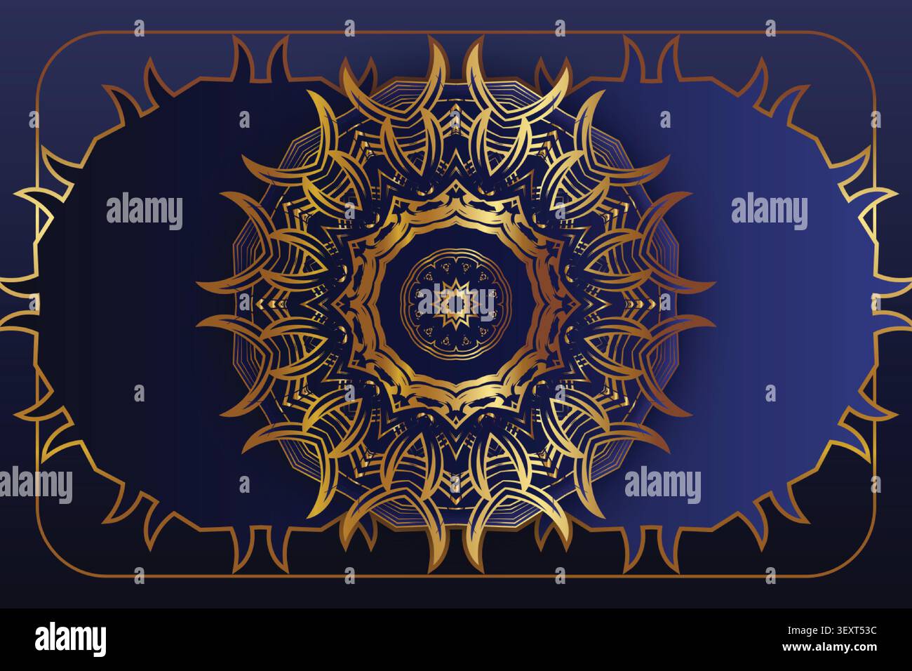 elegant abstract islamic mandala wallpaper Stock Vector