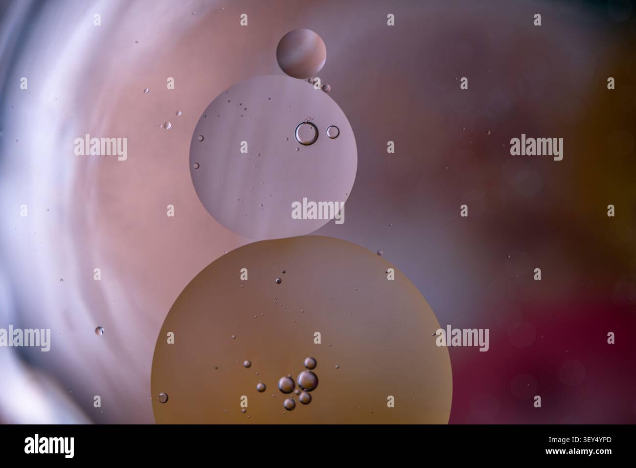 Abstract Colorful Dots on Vibrant Background Stock Photo