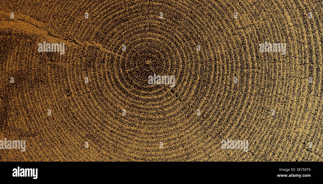 Tree ring pattern showcasing natural wooden texture vector illustration background. Stock Vector