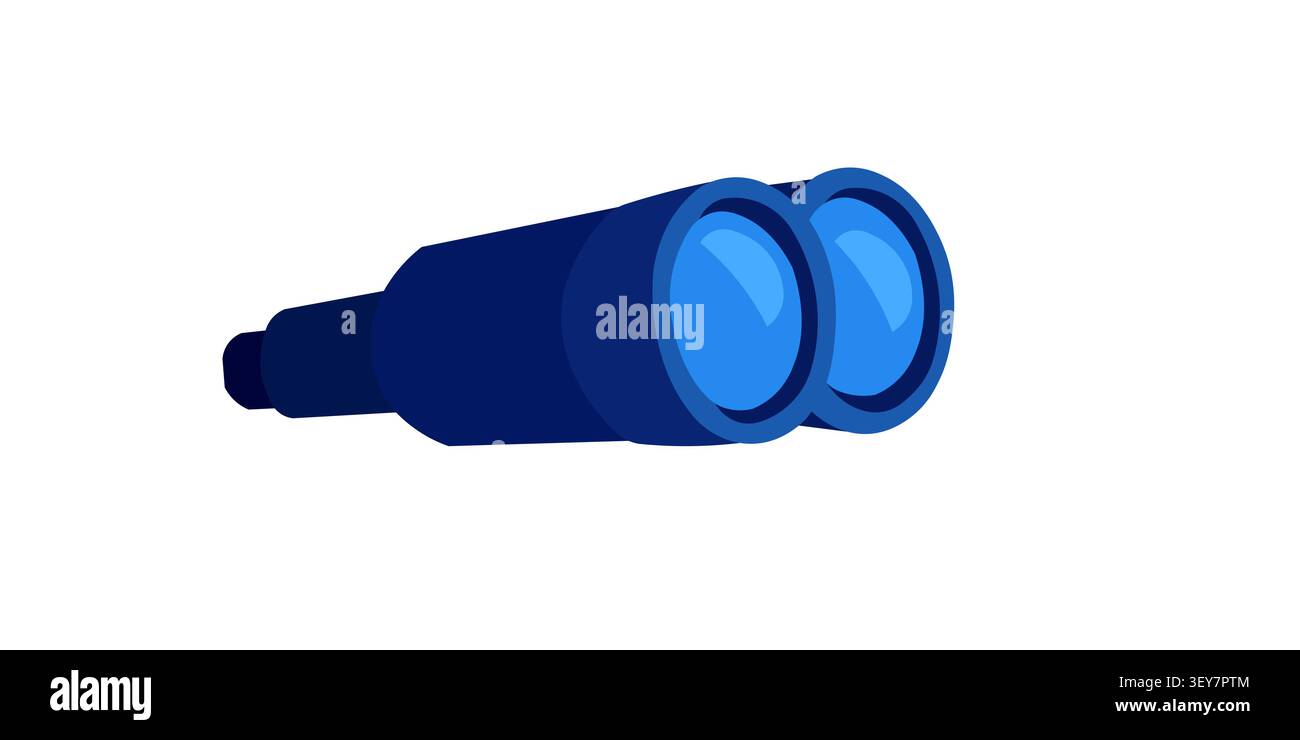Tourist, travel binoculars Stock Vector