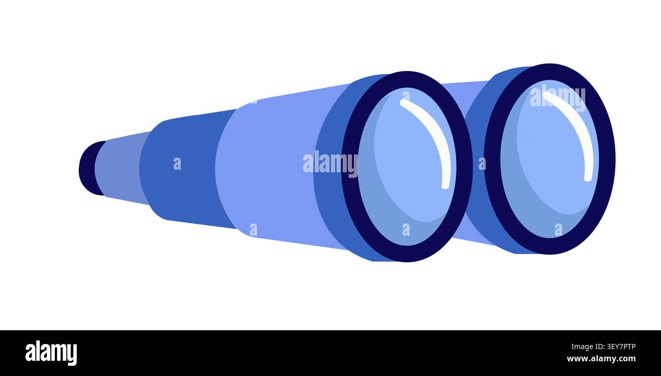 Tourists binocular. Stock Vector