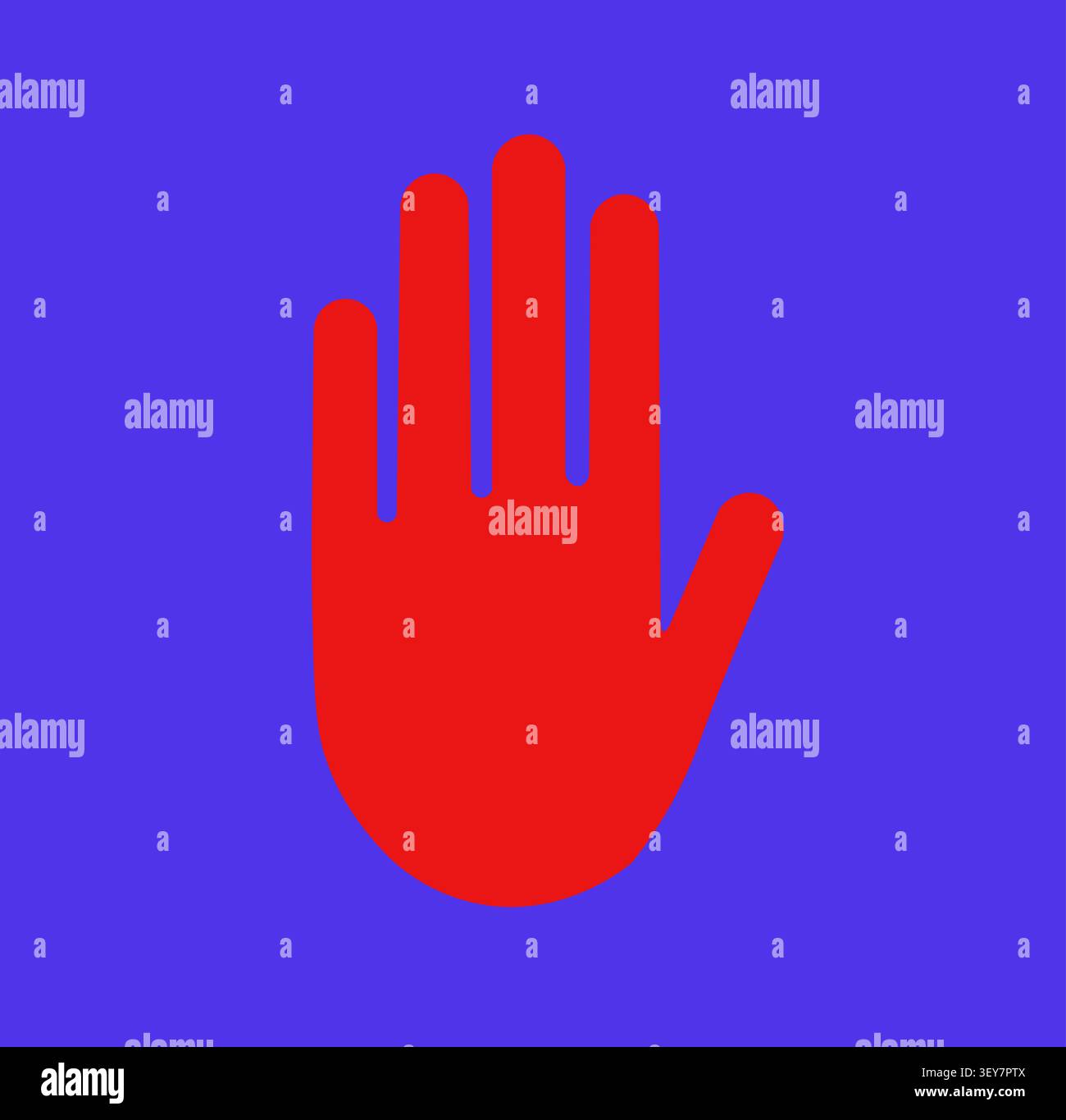 hand flat style icon icon Stock Vector
