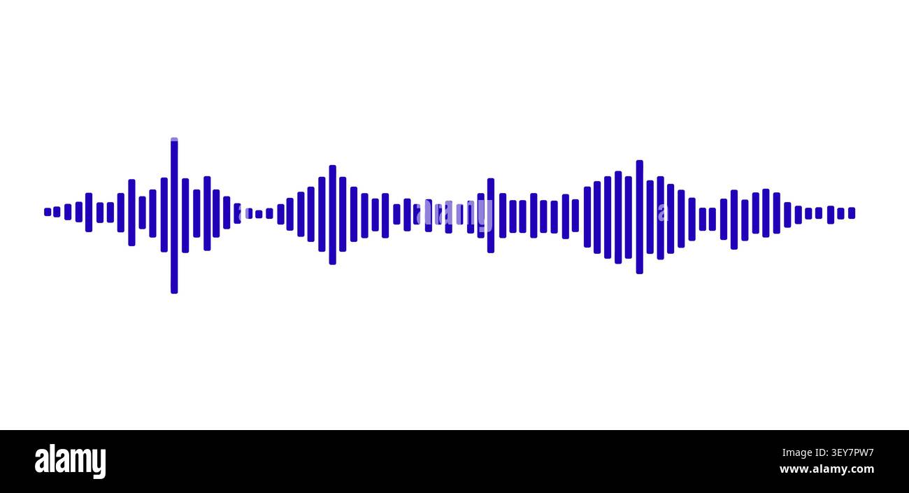 Sound wave audio vector radio player music Stock Vector Image & Art - Alamy