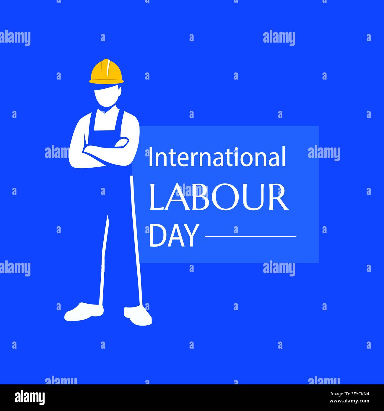 International Labor Day Poster Stock Vector
