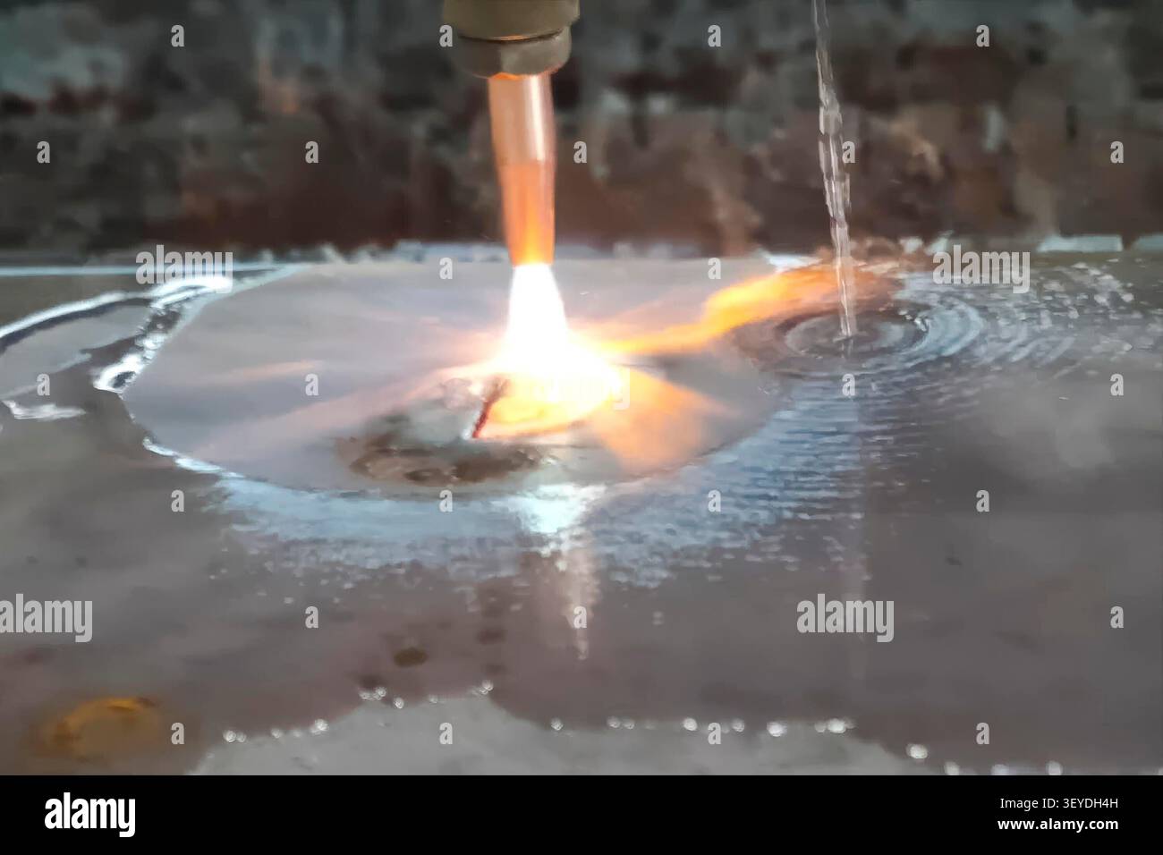CNC welding machine with water cooling. Stock Photo