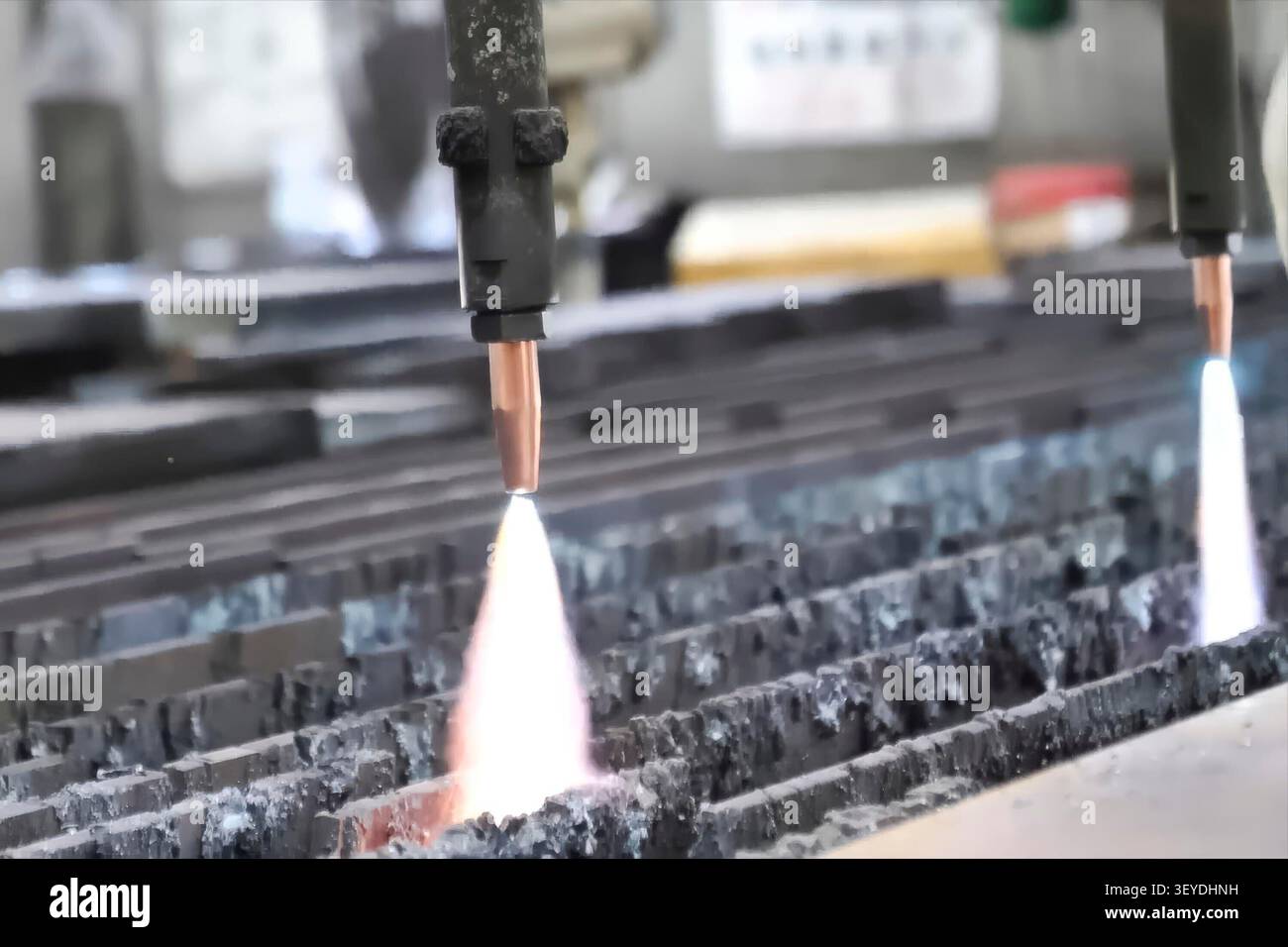 CNC welding machine with water cooling. Stock Photo