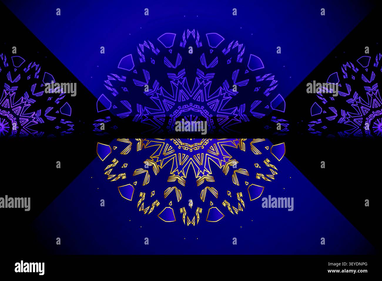 elegant abstract islamic mandala wallpaper Stock Vector