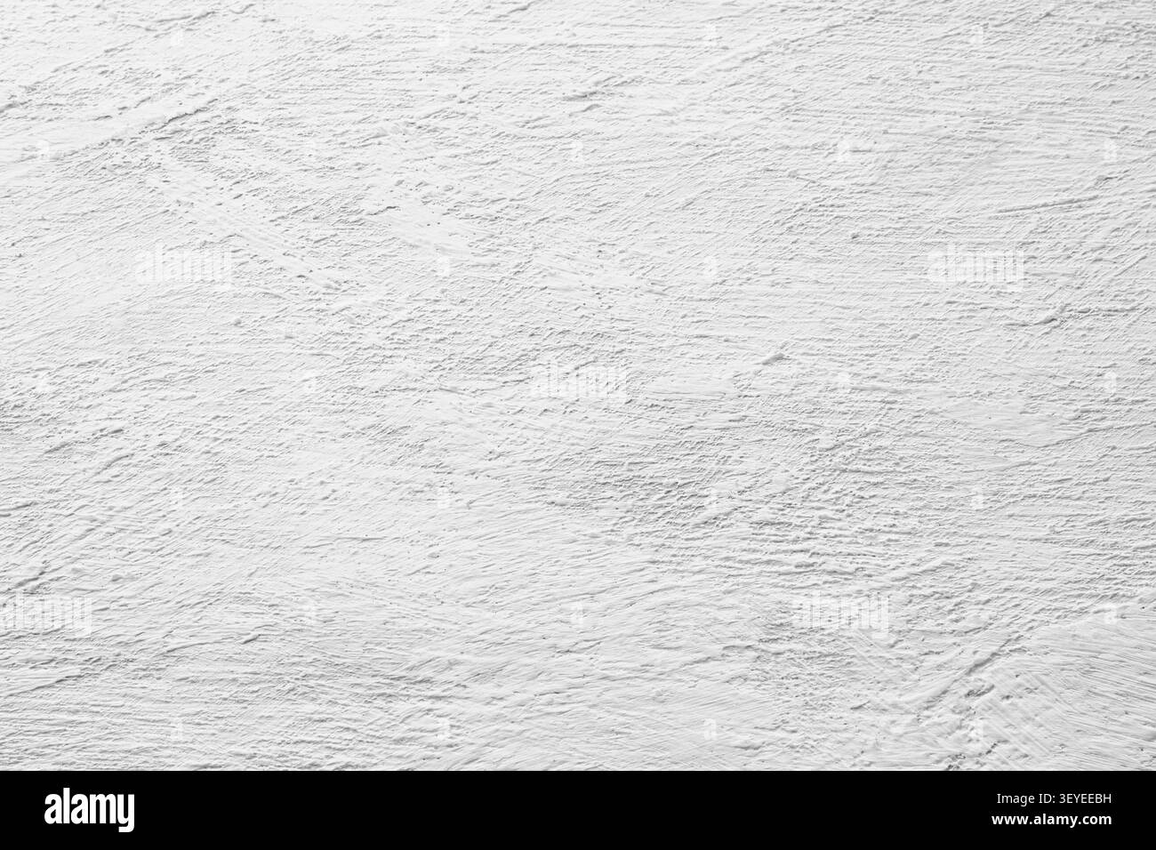 Light gray plaster texture with rough surface and subtle relief pattern. Neutral abstract background for design, branding, presentations, mockups and Stock Photo