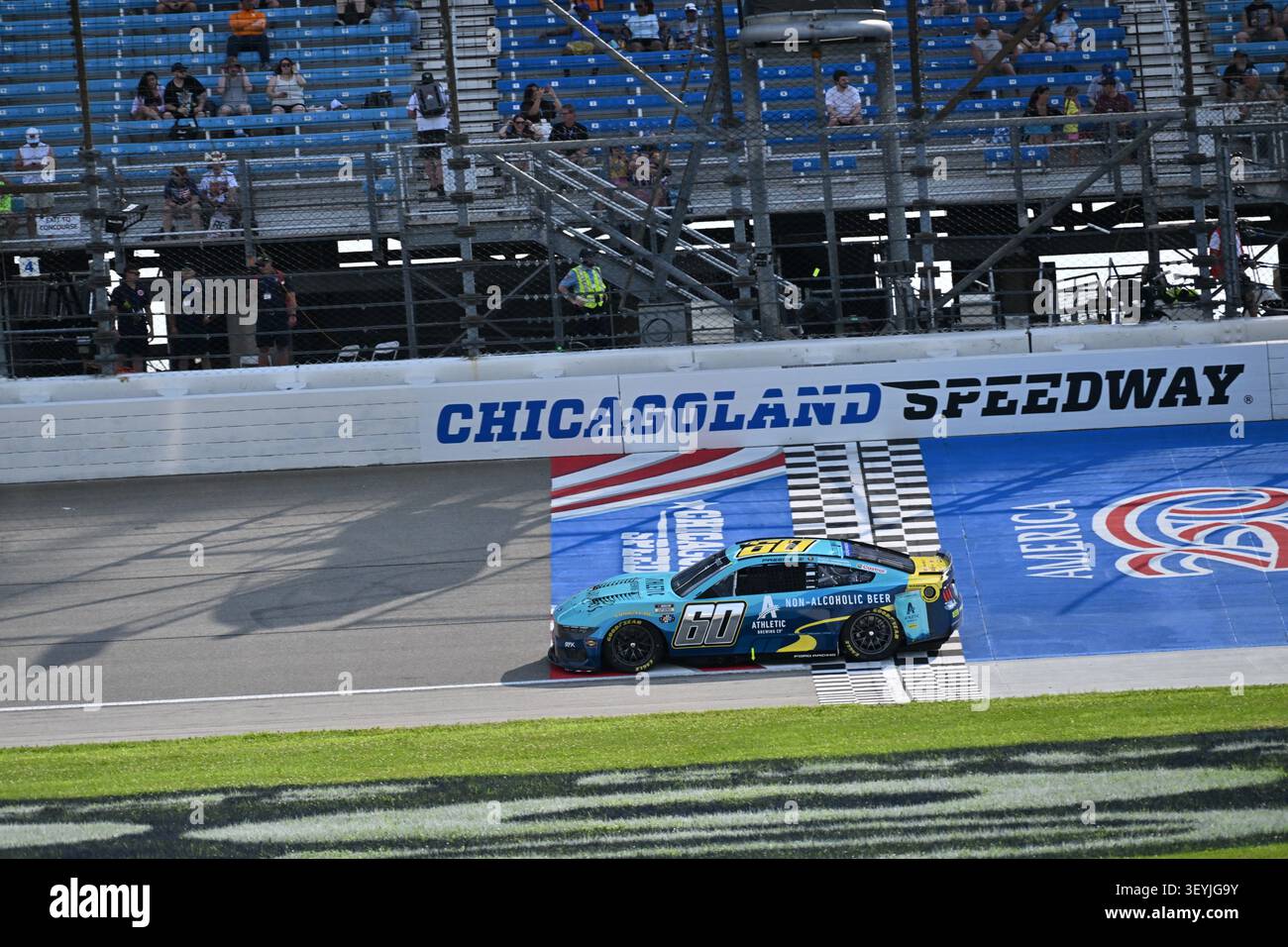 JOLIET, IL - JULY 03: Ryan Preece (#60 RFK Racing Mariano's / Athletic ...