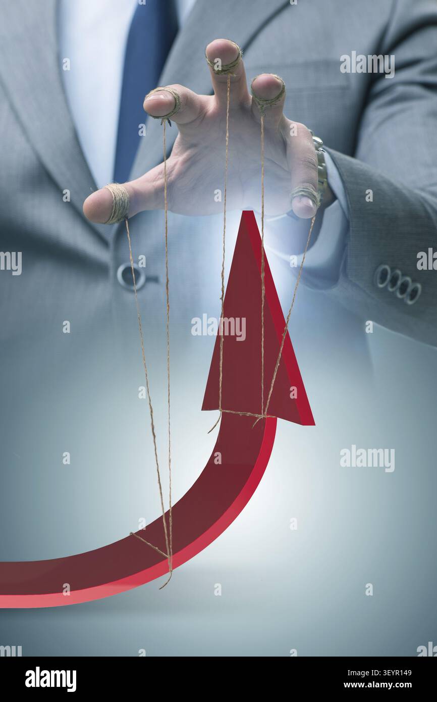 Trend line chart hi-res stock photography and images - Alamy