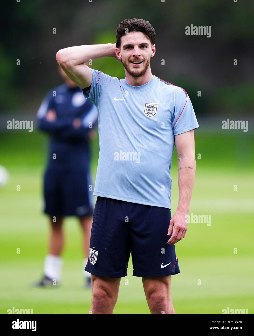 England's Declan Rice during a training session at Club Universidad ...