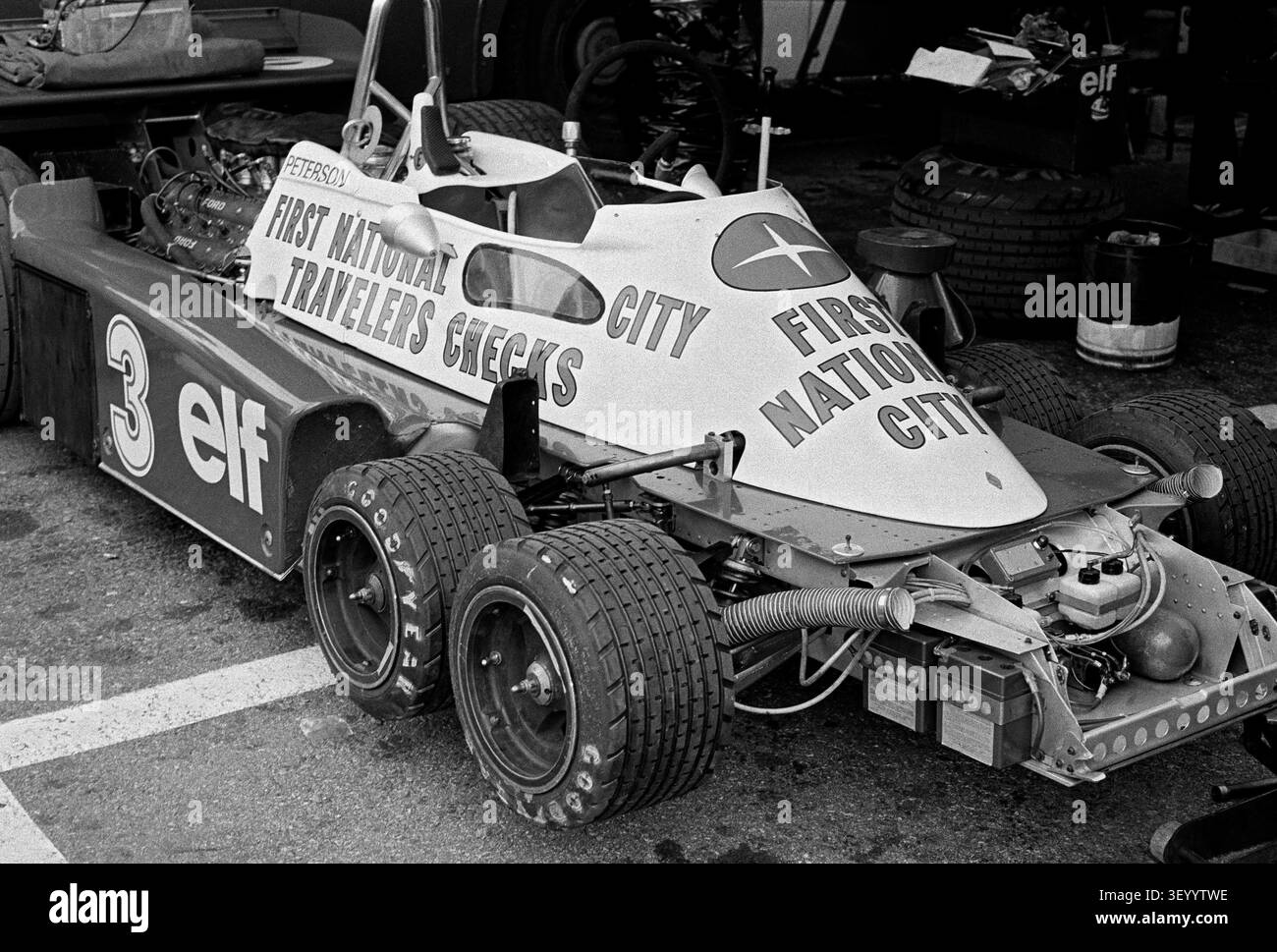 Elf team tyrrell Black and White Stock Photos & Images - Alamy