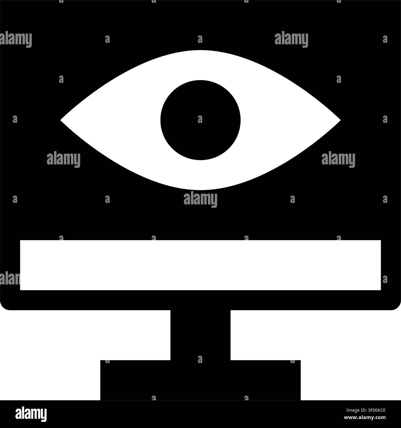 Computer Vision Eye Icon, Artificial Intelligence, Ai Stock Vector