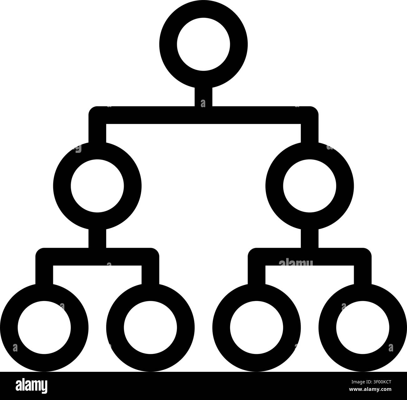 Decision Tree Icon, Flowchart, Diagram, Chart, Business Stock Vector