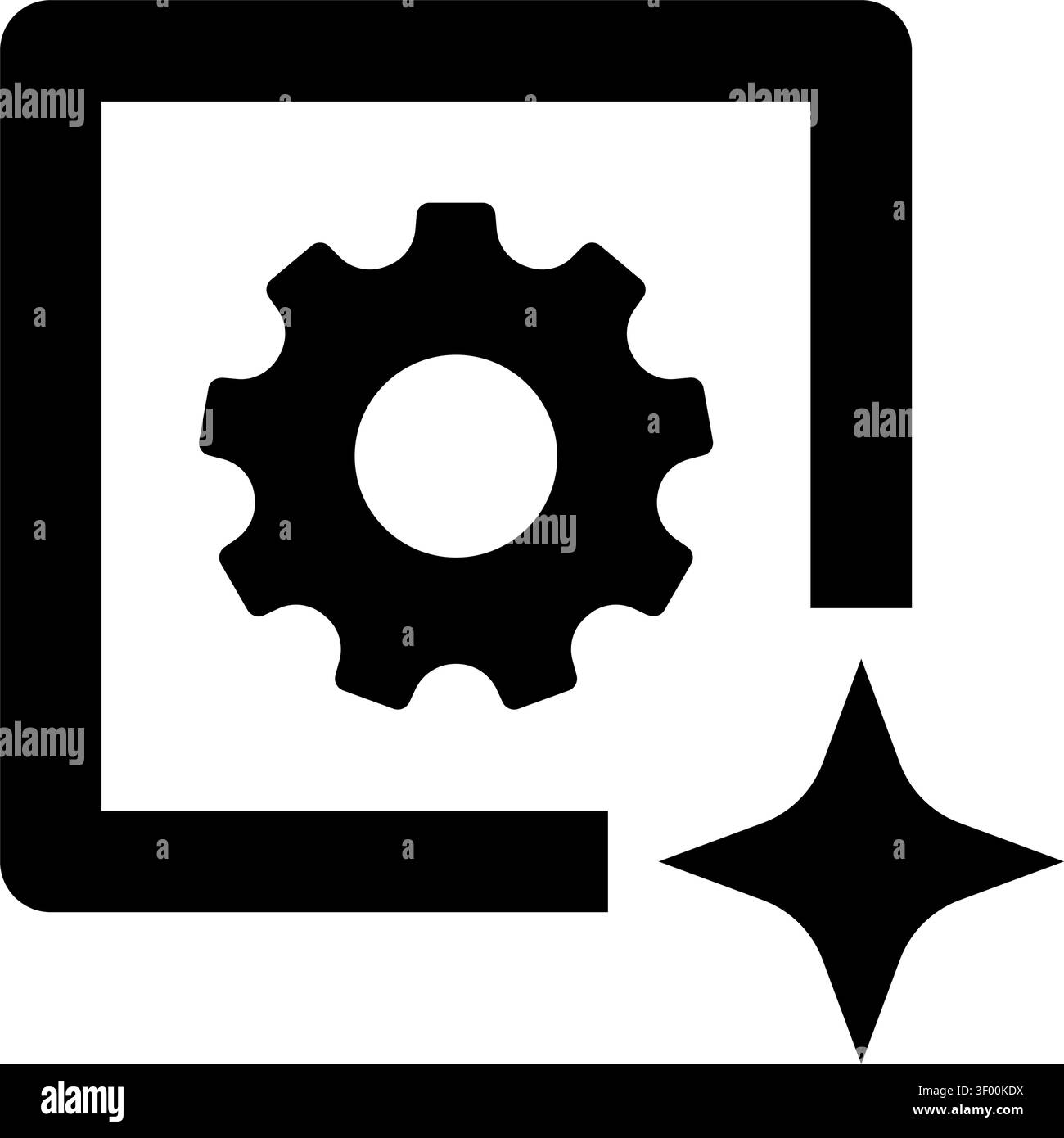 Training Data Icon, Machine Learning, Artificial Intelligence Stock Vector