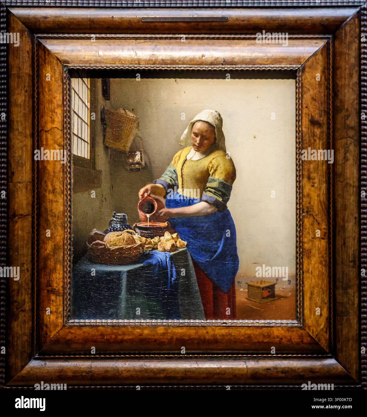 The milkmaid by johannes vermeer hi-res stock photography and