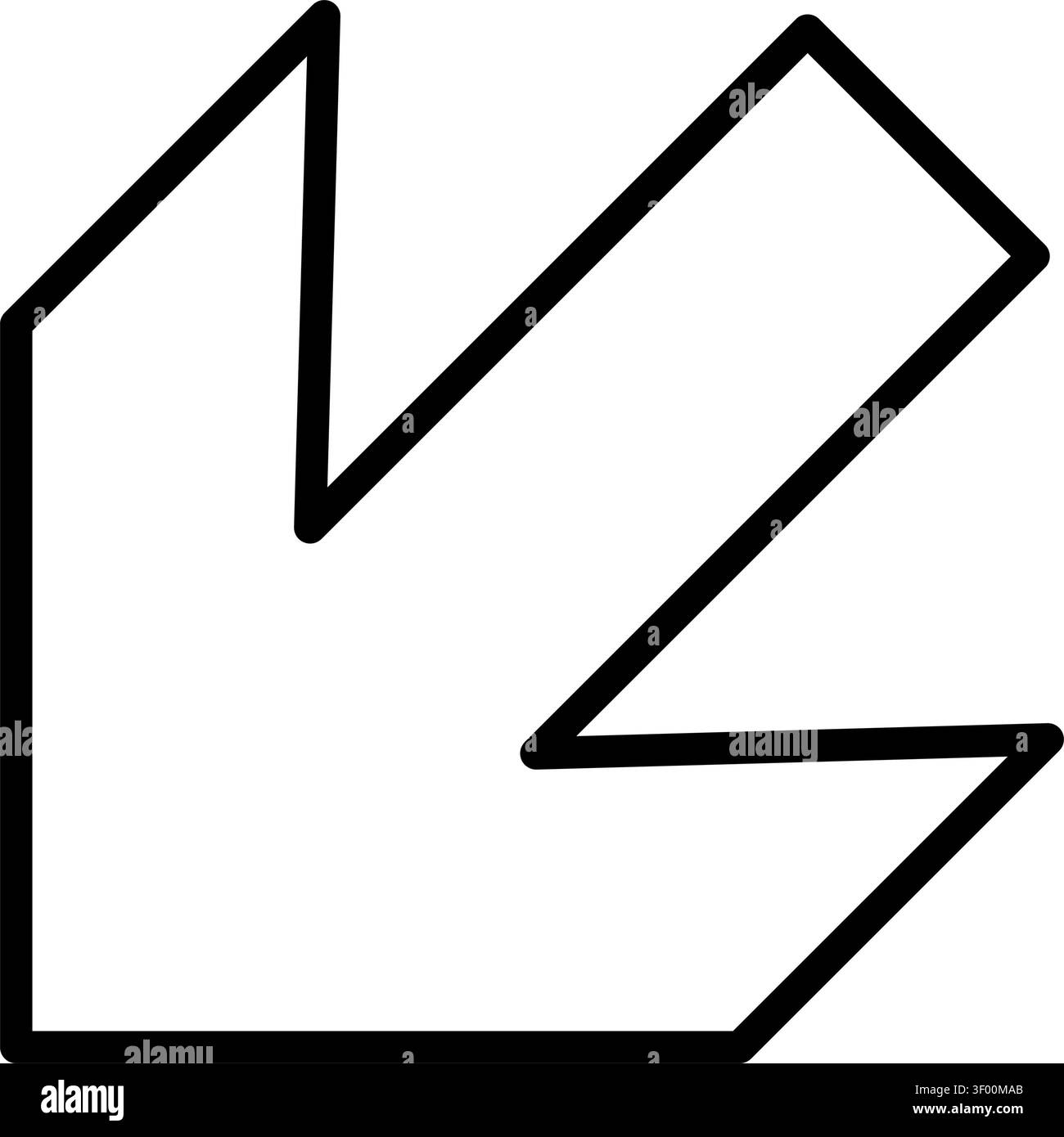 Arrow Diagonal Down Icon, Directional, Chevron, Pointer Stock Vector