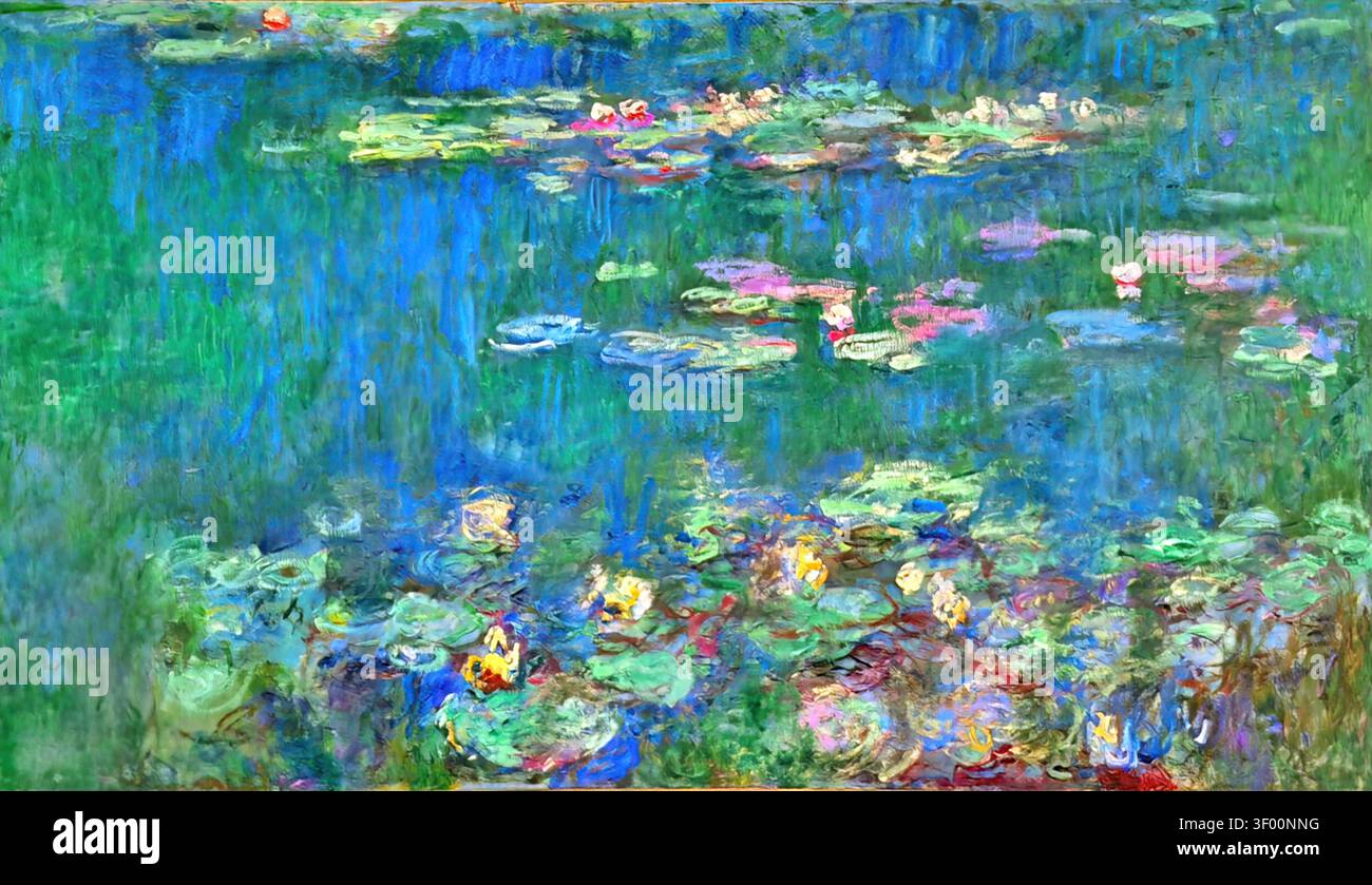 Water Lilies, Les Nympheas, Claude Monet, Musee Marmottan Monet