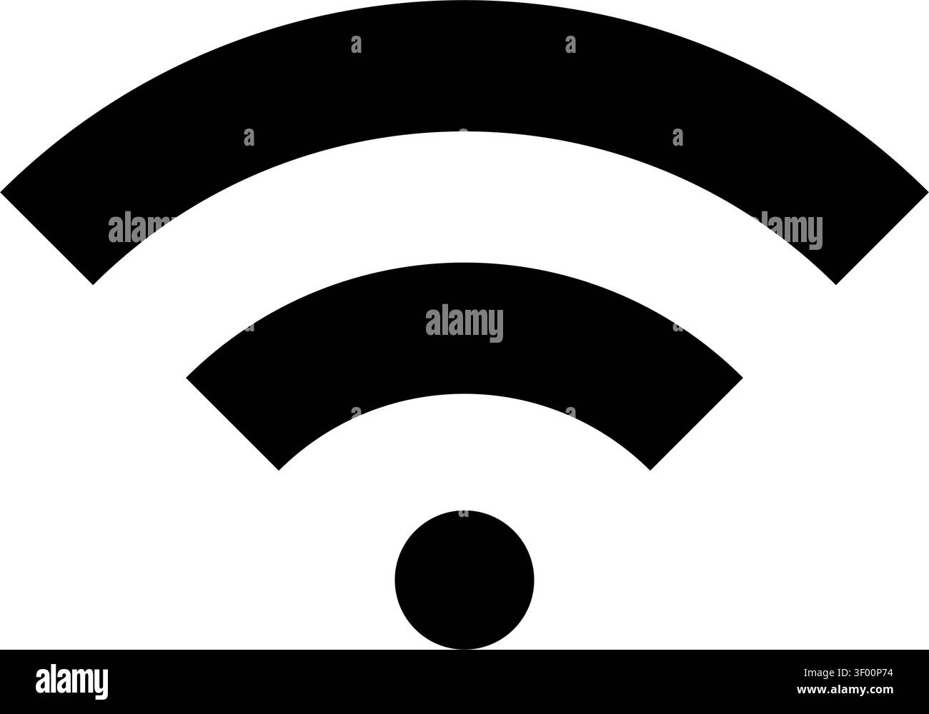 Wifi Icon, Wireless, Network, Signal, Connection, Internet Stock Vector