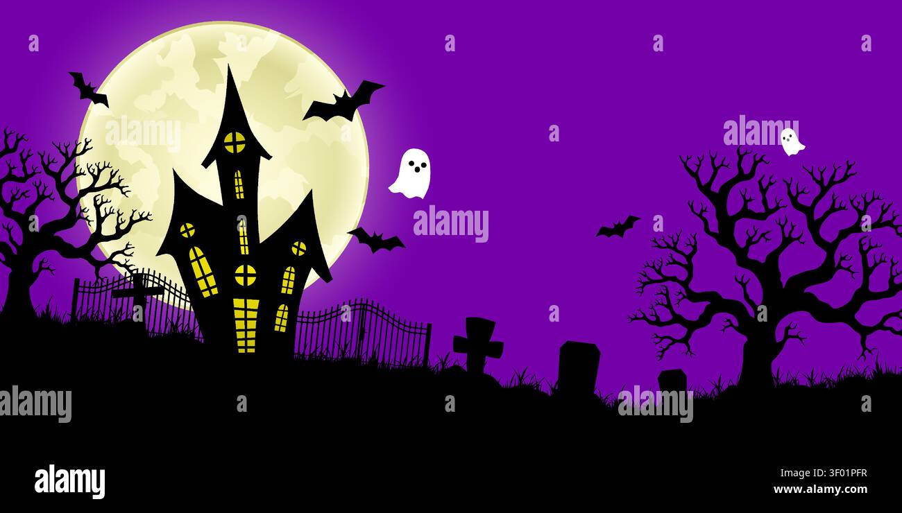 Background vector design with halloween theme Stock Vector