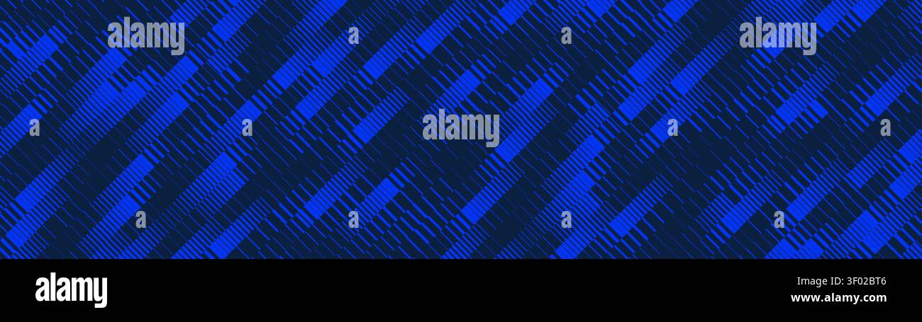 Slanted thin to thick lines vanish backdrop, Oblique stripe halftone gradient texture, Diagonal repeated striped linear gradation pattern, Unique blue Stock Vector