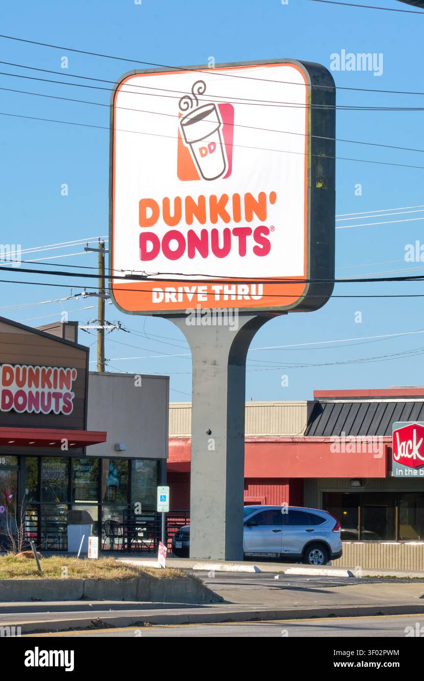 Dunkin drive thru sign hi-res stock photography and images - Alamy
