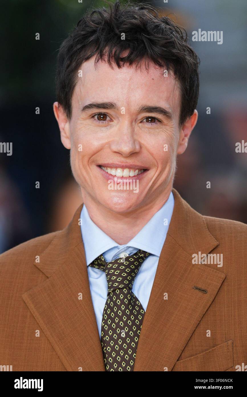 Elliot Page Poses For Photographers Upon Arrival At The Premiere Of The Elliot Page Poses For Photographers Upon Arrival At The Premiere Of The