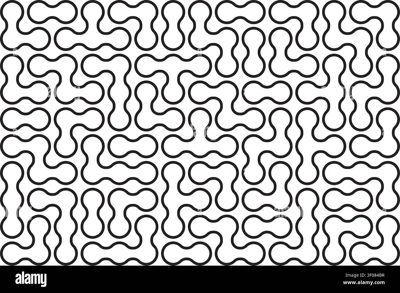 Metaball dot pattern background Stock Vector