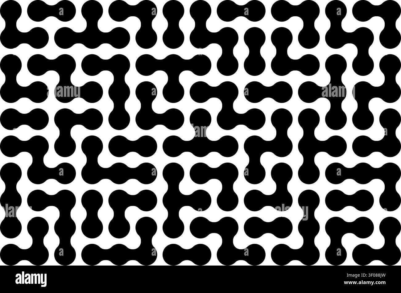Metaball dot pattern background Stock Vector