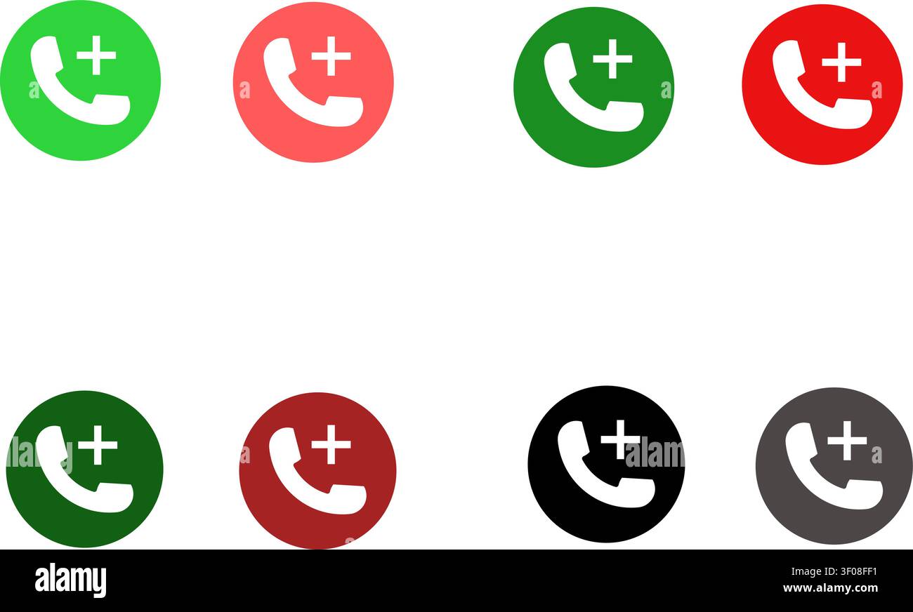 Danger emergency icons red hi-res stock photography and images - Alamy
