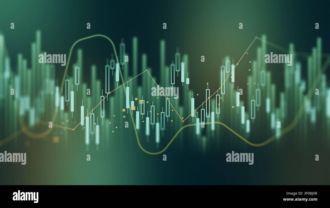 Traders analyze market trends using charts and graphs for better decision making Stock Photo