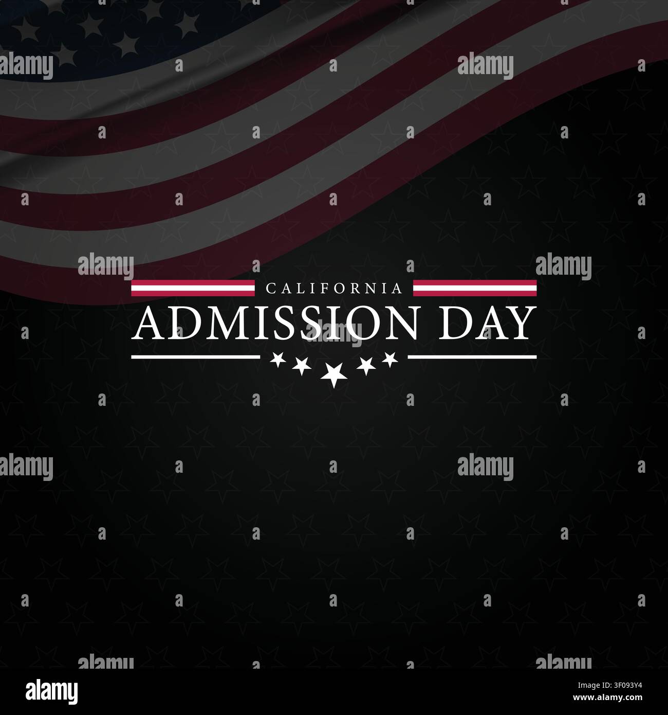 A Day of Pride Commemorating California Admission Day Stock Vector