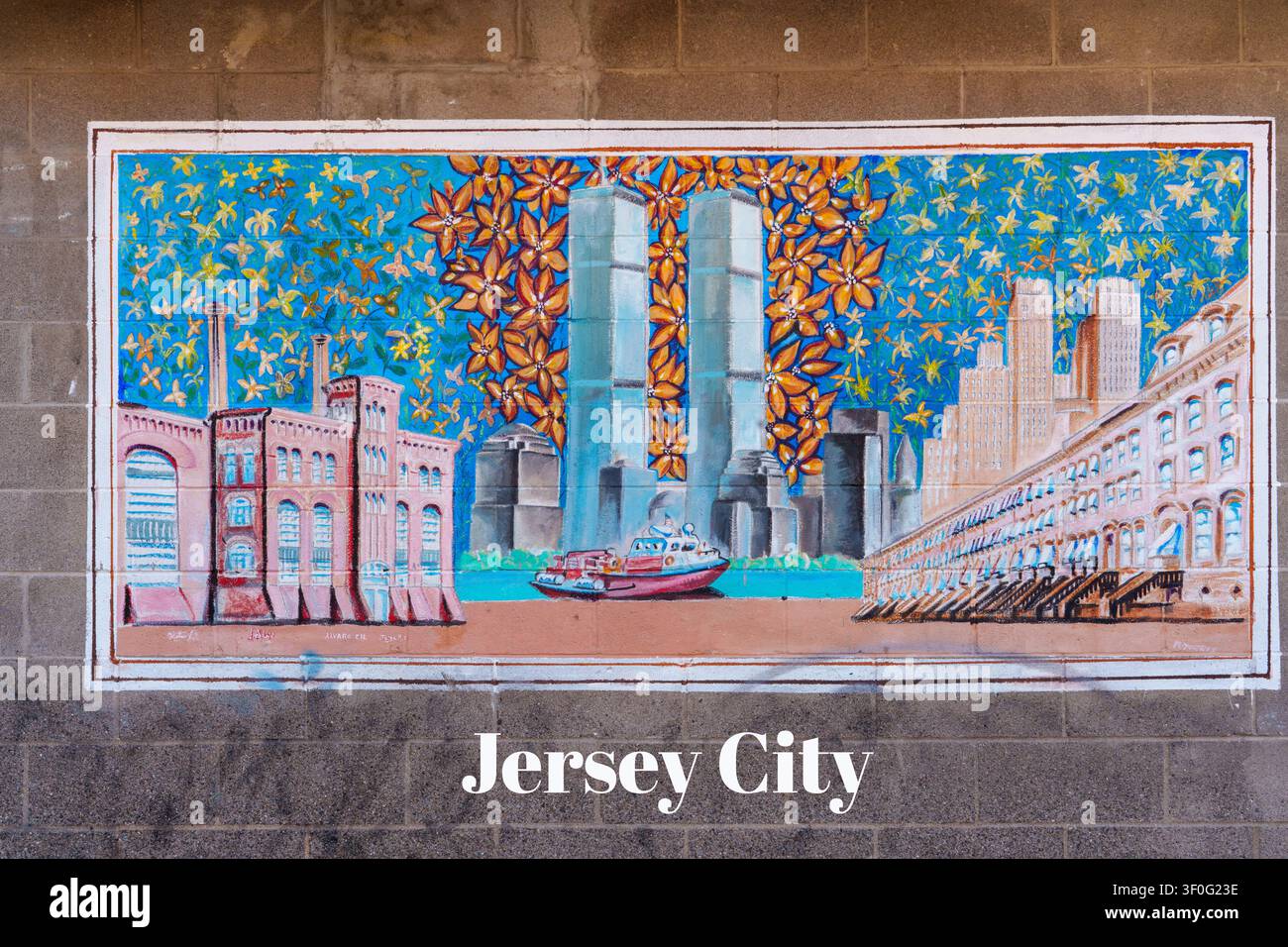 9 11 memorial graffiti hi-res stock photography and images - Alamy