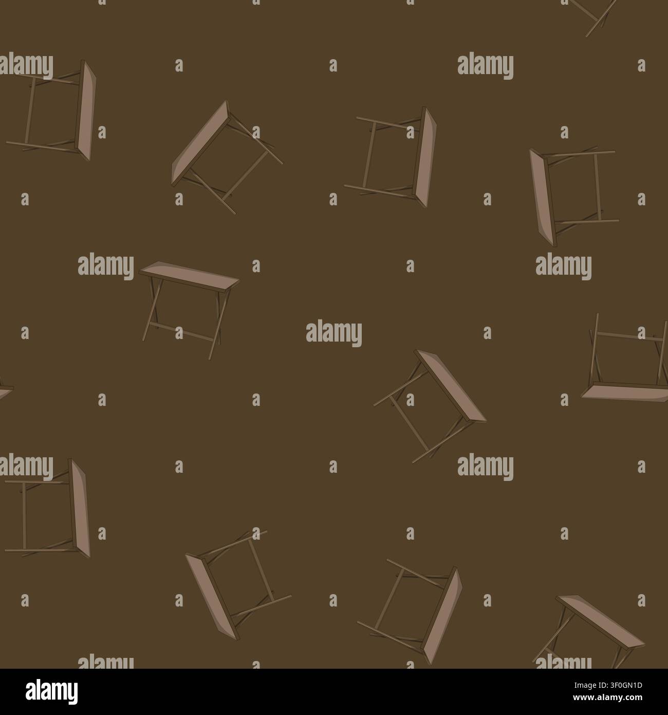seamless pattern foldable folding table cartoon. foldable folding table sign vector Stock Vector