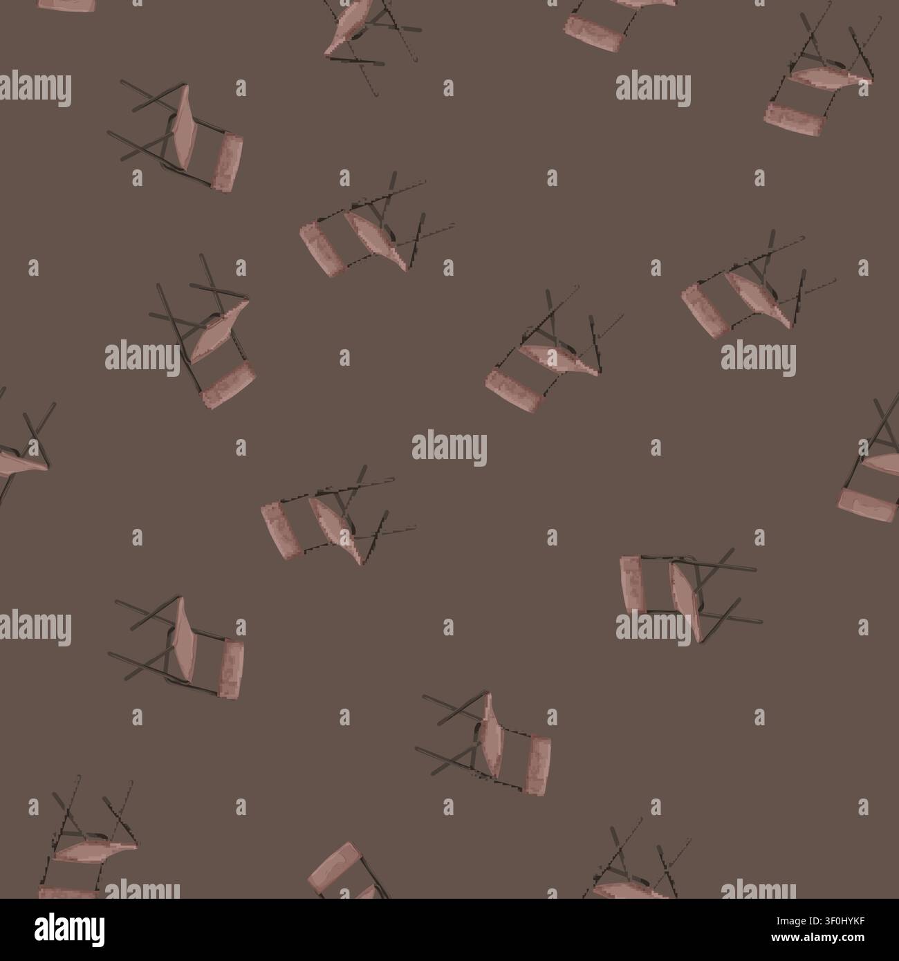 seamless pattern foldable folding chair cartoon. foldable folding chair sign vector Stock Vector