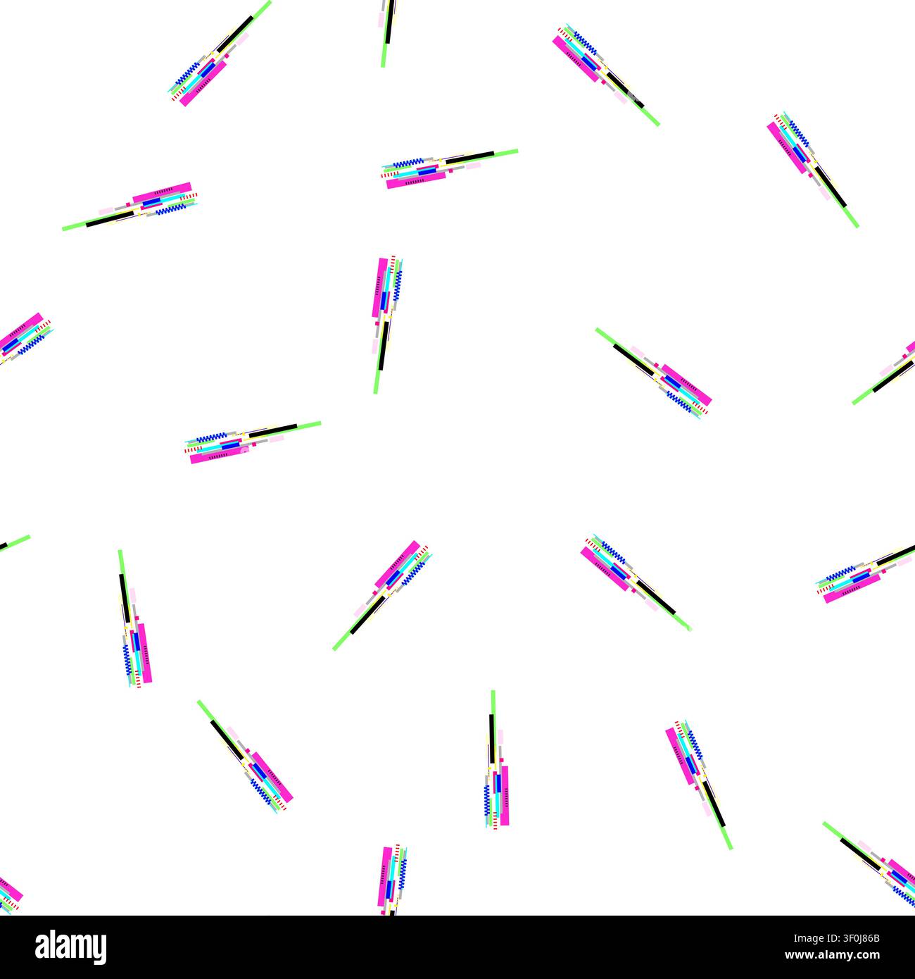 pattern disruption glitch error cartoon. flaw issue, defect problem, breakdown distortion disruption glitch error sign vector Stock Vector
