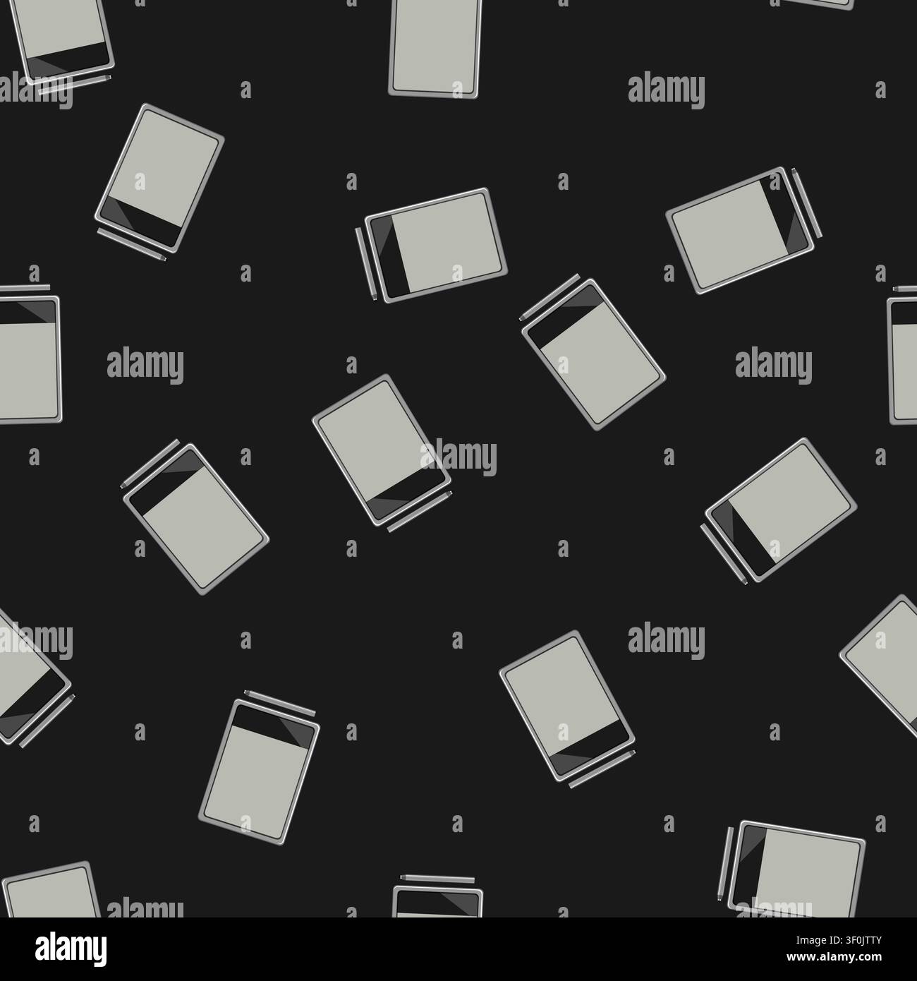 seamless pattern computer pen display cartoon. graphic device, equipment computer pen display sign vector Stock Vector