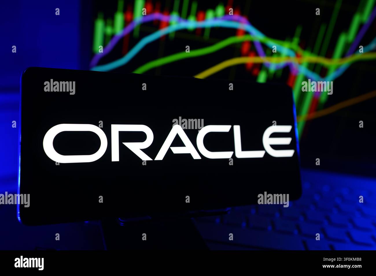 Oracle Software Company Providing Cloud Computing Database Enterprise Software and Business Technology Solutions Stock Photo
