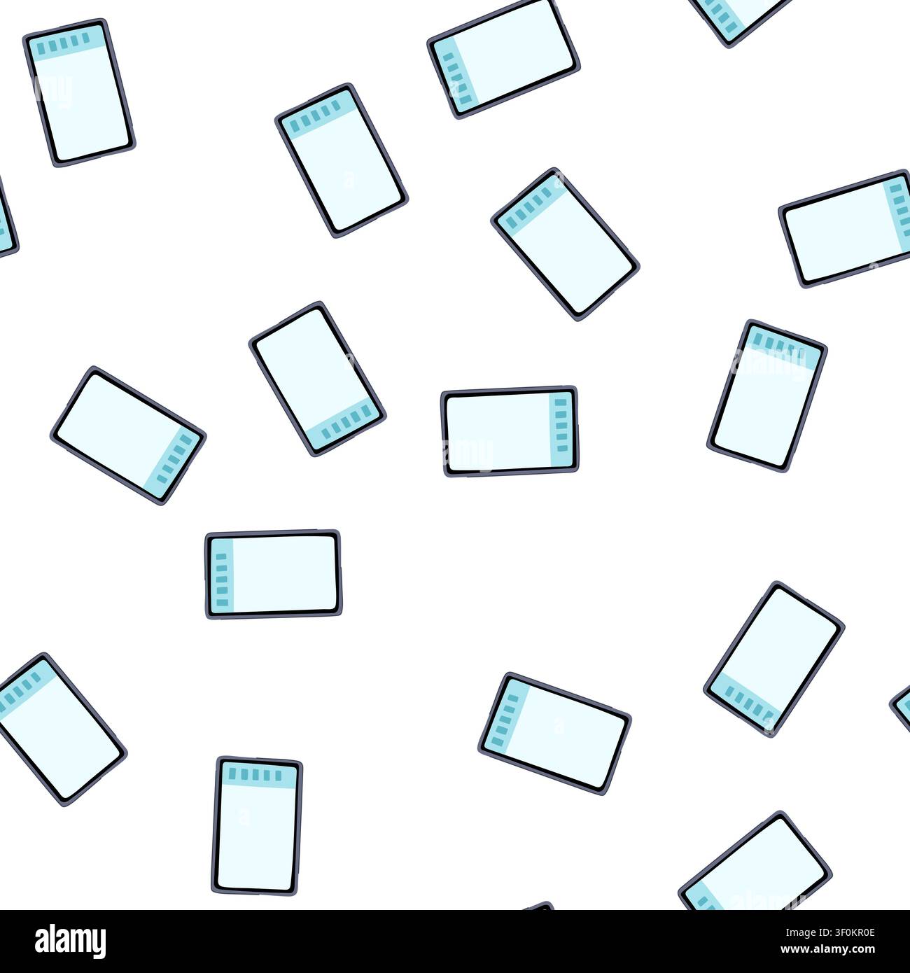 pattern screen interactive smartboard cartoon. school classroom, digital class, projector display screen interactive smartboard sign. seamless symbol Stock Vector