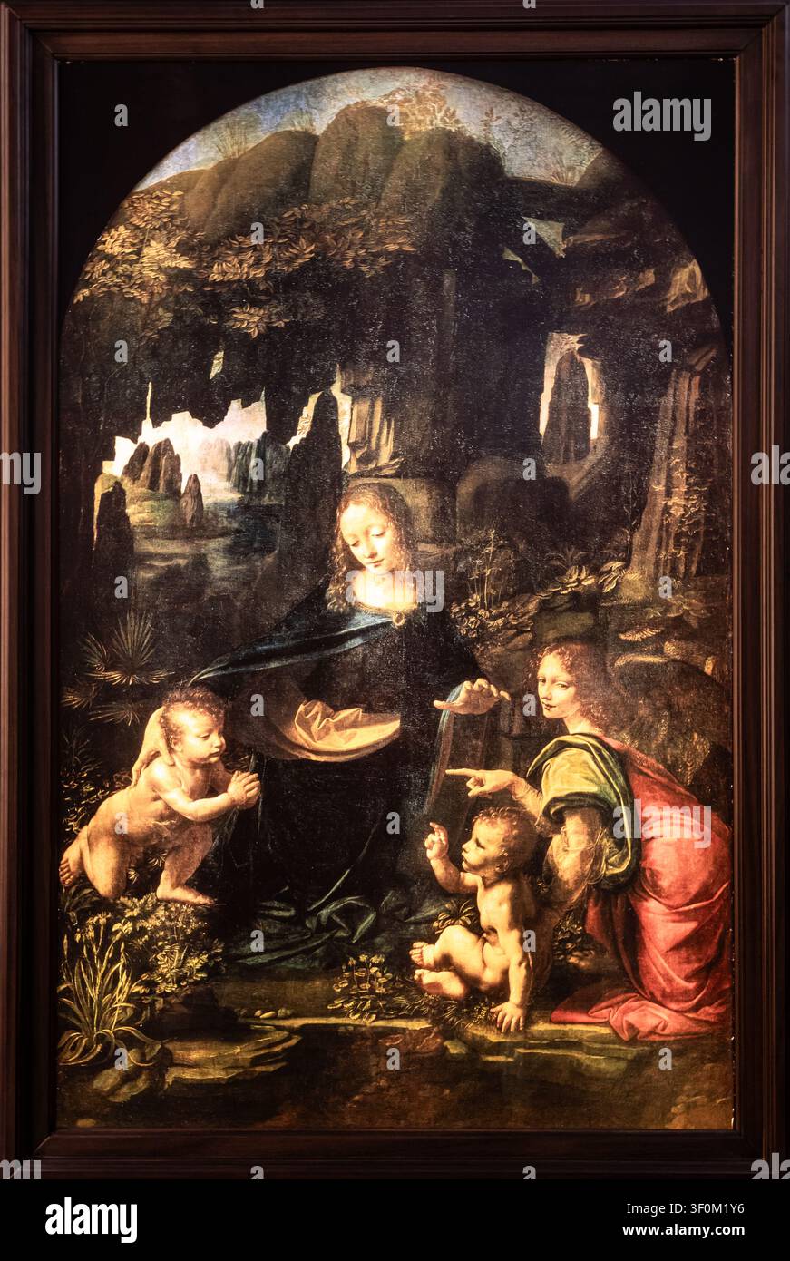 Virgin of the rocks davinci hi-res stock photography and images
