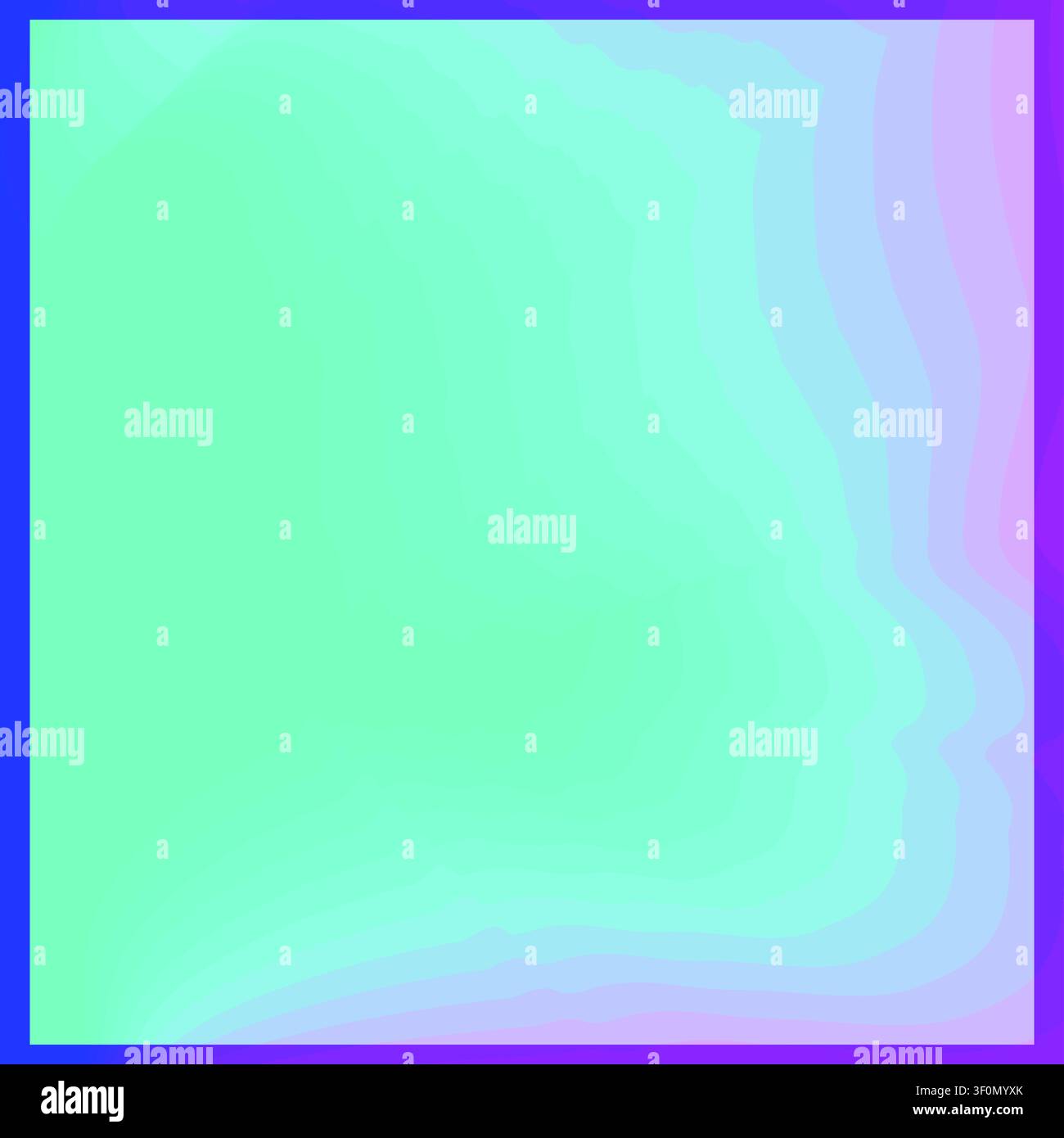 Abstract gradient color frame with soft square Stock Vector