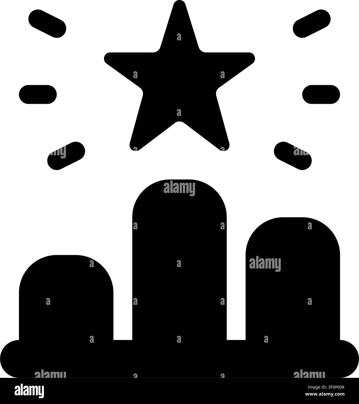 Podium Icon, Speaker, Lectern, Stage, Presentation, Speaking Stock Vector