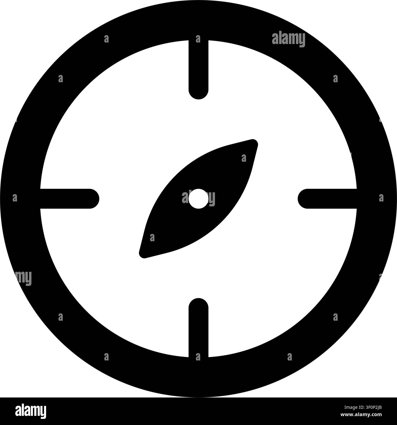 Compass Icon, Navigation, Direction, Map, Travel, Wayfinding Stock Vector